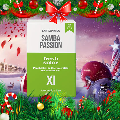 2 Pcs Set Brazilian Body&Hair Fragrance Mist, Enchanting Fresh Solar Body Spray, Long-Lasting, Eau De Parfum Body Spray For Women, Perfect Gifts For Romantic Dates, Luxurious Everyday & Travel Fragrance Party Play Travel Impo