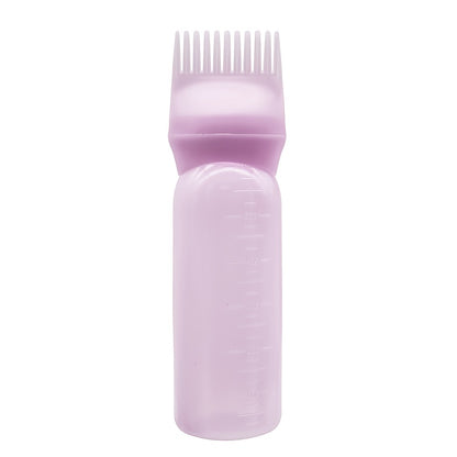 1pc Plastic Dry Cleaning Bottle For Hair Dyeing And Washing Bottle With Graded Thickening Hair Dyeing Bottle For Hair Dyeing Cream Bottle For Perm