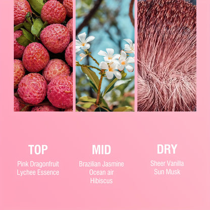 2 Pcs Set Brazilian Body&Hair Fragrance Mist, Enchanting Fruity Floral Body Spray, Long-Lasting, Eau De Parfum Body Spray For Women, Perfect Gifts For Romantic Dates, Luxurious Everyday & Travel Fragrance Party Play Travel Im