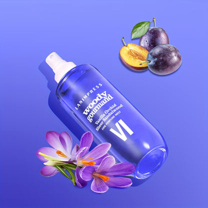 2 Pcs Set Brazilian Body&Hair Fragrance Mist, Enchanting Woody Gourmand Body Spray, Long-Lasting, Eau De Parfum Body Spray For Women, Perfect Gifts For Romantic Dates, Luxurious Everyday & Travel Fragrance Party Play Travel I