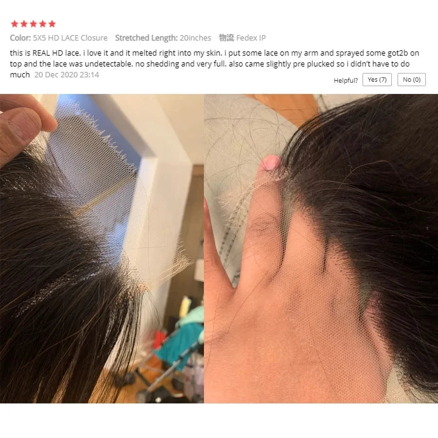 13x6 HD lace Frontal Invisible HD Transparent Lace Melt Skins Straight 5X5 6X6 9X6 HD Lace Only Human Hair Remy Pre Plucked