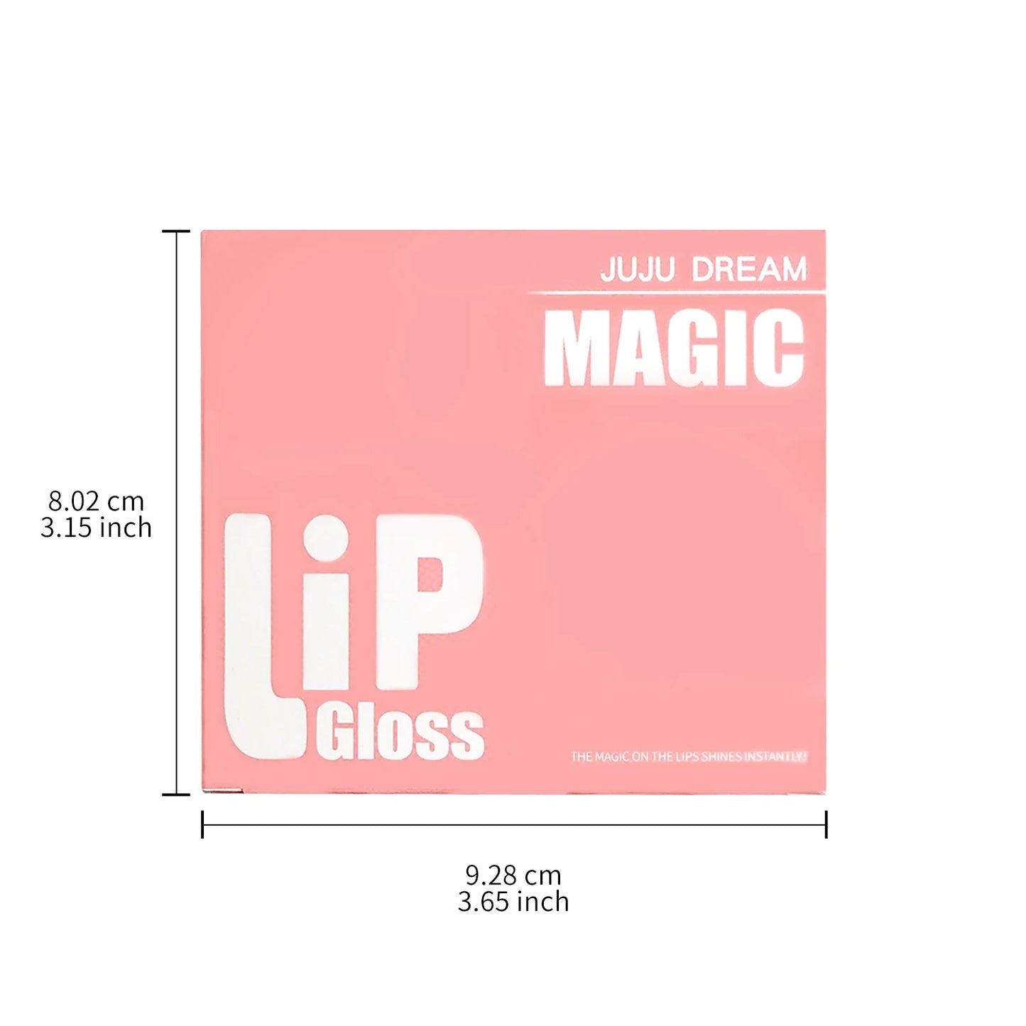 6 pcs Fine Sparkling Lip gloss set - Easy to color, non-stick，non-fading, moisturizing & shiny lip gloss set, a gift for ladies