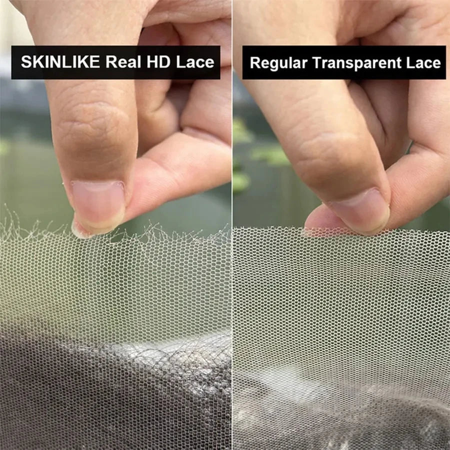 13x6 HD lace Frontal Invisible HD Transparent Lace Melt Skins Straight 5X5 6X6 9X6 HD Lace Only Human Hair Remy Pre Plucked