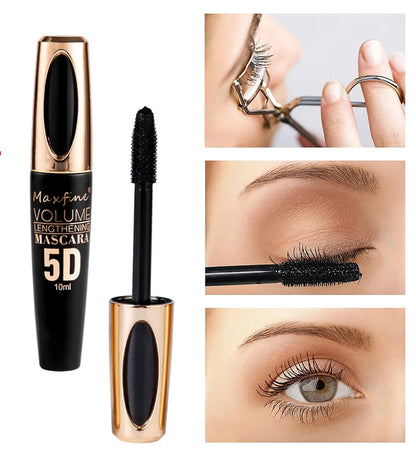 5D Three Dimensional Eye Black Waterproof Not Easy To Smudge Durable Thick And Curly