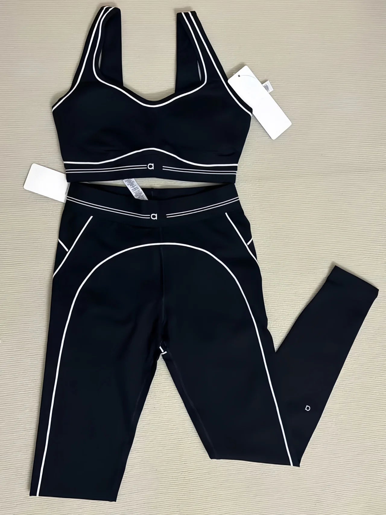 2025 New Women's High Intensity Sports Fitness Vest, High Waist Yoga Pants Two Piece Set