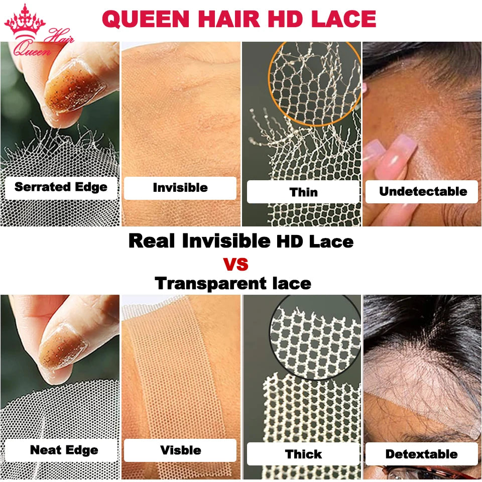 13x6 HD Lace Frontal Straight 13x4 Transparent Lace Frontal Peruvian Virgin Raw Hair Nature Hairline Bleached Knots Preplucked