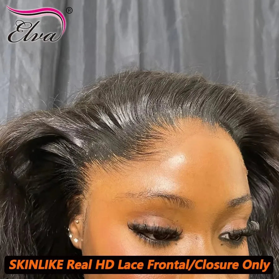 13x6 HD lace Frontal Invisible HD Transparent Lace Melt Skins Straight 5X5 6X6 9X6 HD Lace Only Human Hair Remy Pre Plucked