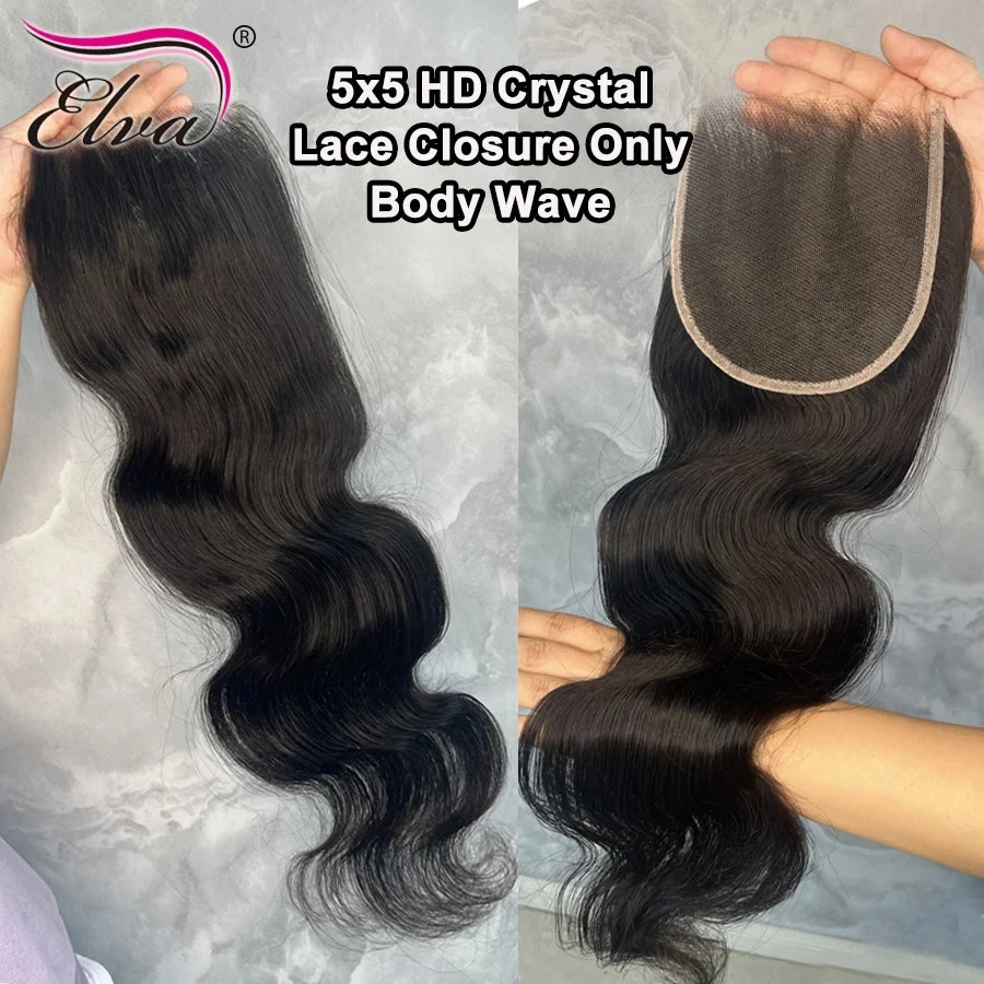 13x6 HD lace Frontal Invisible HD Transparent Lace Melt Skins Straight 5X5 6X6 9X6 HD Lace Only Human Hair Remy Pre Plucked