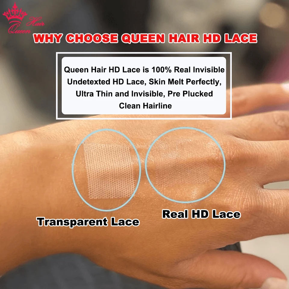 13x6 HD Lace Frontal Straight 13x4 Transparent Lace Frontal Peruvian Virgin Raw Hair Nature Hairline Bleached Knots Preplucked