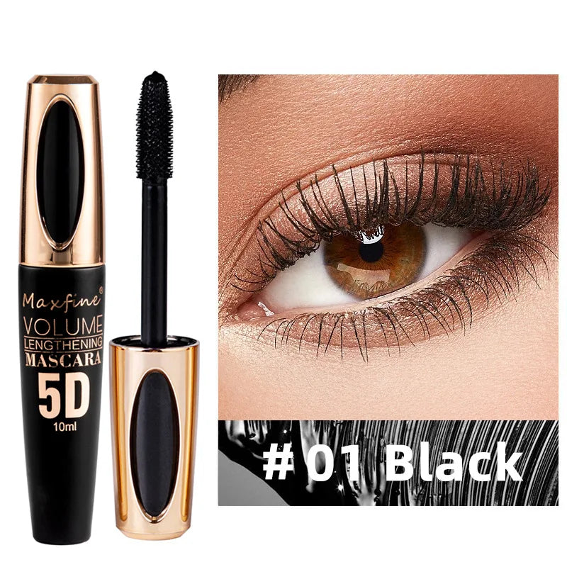 5D Three Dimensional Eye Black Waterproof Not Easy To Smudge Durable Thick And Curly