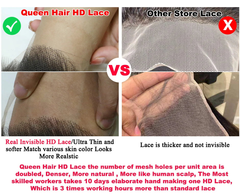 13x6 HD Lace Frontal Straight 13x4 Transparent Lace Frontal Peruvian Virgin Raw Hair Nature Hairline Bleached Knots Preplucked