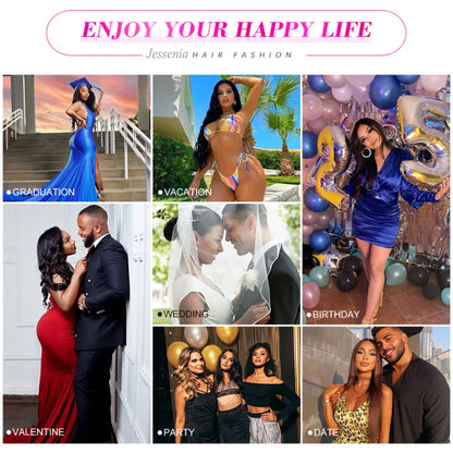 13X6 Glueless Water Wave Lace Front Wig Deep Wave 100% Human Isee Hair Wig For Women Wet And Wavy Loose Closure Wig Perruque