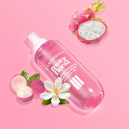 2 Pcs Set Brazilian Body&Hair Fragrance Mist, Enchanting Fruity Floral Body Spray, Long-Lasting, Eau De Parfum Body Spray For Women, Perfect Gifts For Romantic Dates, Luxurious Everyday & Travel Fragrance Party Play Travel Im