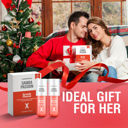 2 Pcs Set Brazilian Body&Hair Fragrance Mist, Enchanting Fresh Floral Body Spray, Long-Lasting, Eau De Parfum Body Spray For Women, Perfect Gifts For Romantic Dates, Luxurious Everyday & Travel Fragrance Party Play Travel Imp